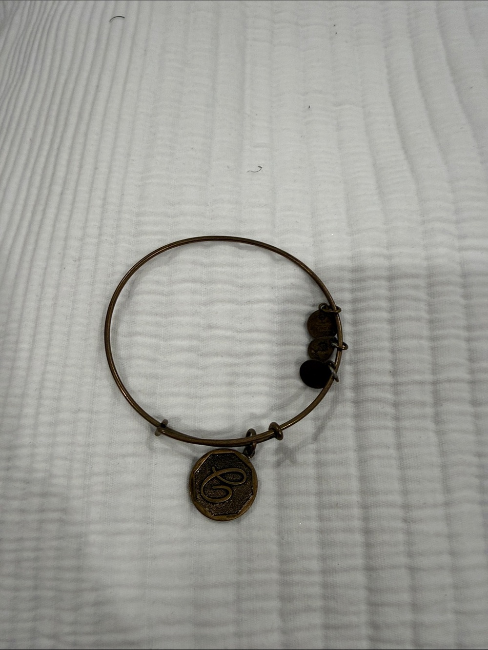 Alex and Ani Letter ‘C’ Charm Bangle Bracelet